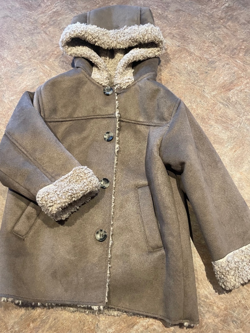 ZARA FAUX SUEDE KID’S JACKET